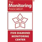 The Monitoring Association - 5 Diamond Monitoring Center badge