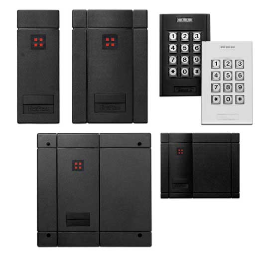 Collection ShadowProx keypads and card readers