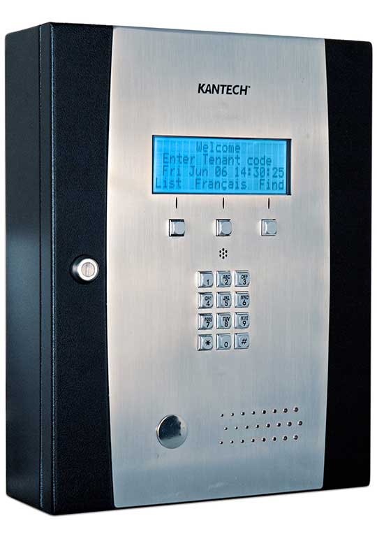 Kantech Telephone Entry System control box with display and keypad